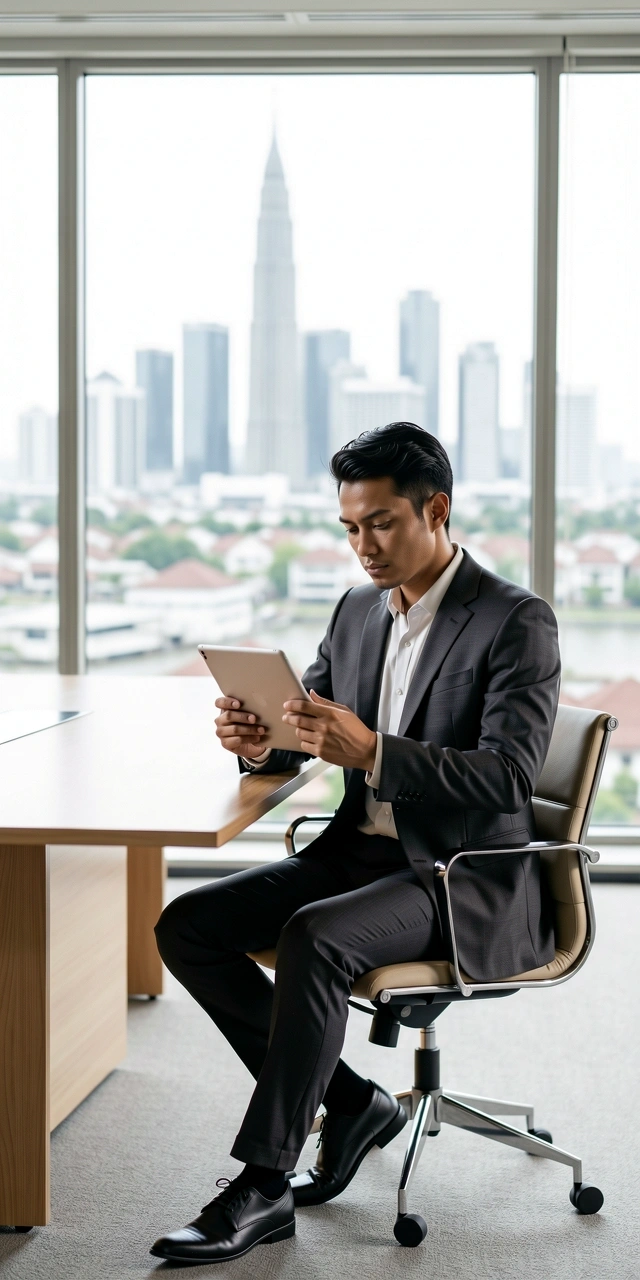 Professional man in Jakarta